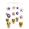 Handmade Baby Crib Mobile Nursery Room Decor Musical Mobile Crib Toy for Girls Boys