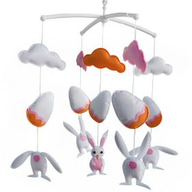 Baby Toys, Rotatable Crib Mobile, [Hide and Seek] Super Cute Decor