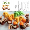 Handmade Baby Crib Mobile Baby Musical Mobile Nursery Room Hanging Animal Toy Decor; Orange Turkey