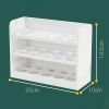 Kitchen Egg Holder Refrigerator Egg Stand Shelf Fresh Storage Box Eggs Display Rack Eggs Storage Container Fridge Organizer