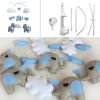 Baby Crib Mobile Animal Musical Crib Mobile Nursery Room Hanging Decor Toy Blue Grey Heart Cloud Elephant