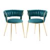 COOLMORE Leisure Dining Chairs with 2PC Set