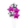 5Pcs 18inch Gold Silver Foil Star Balloon Wedding Balloons Decoration Baby Shower Children's Kids Birthday Party Balloons Globos